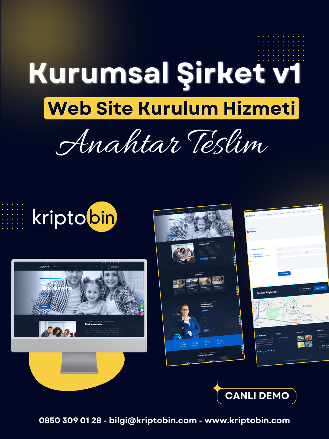 Kurumsal Ajans v1 – Anahtar Teslim Web Site