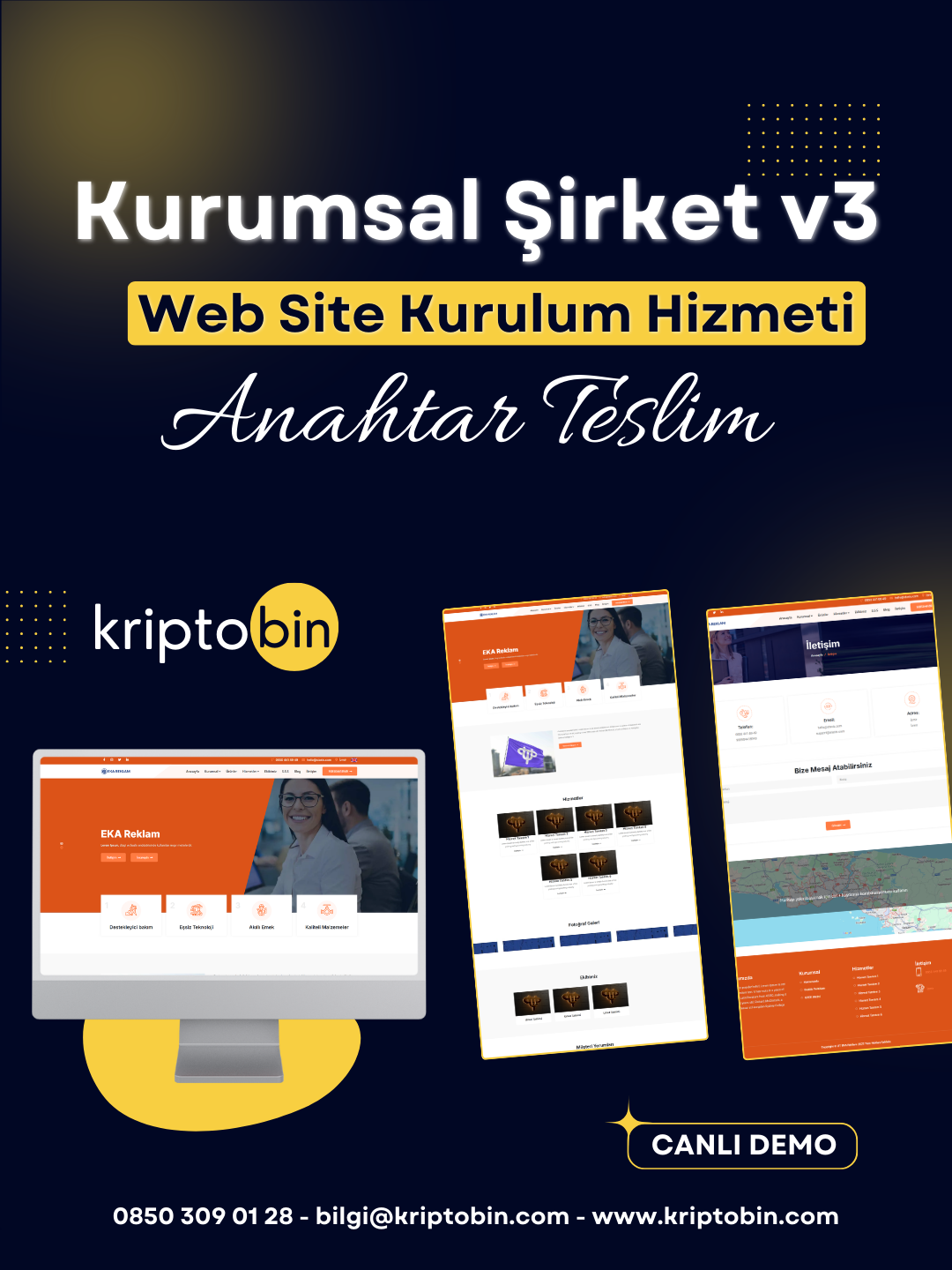 Ajans v3 Kurumsal Web Site – Anahtar Teslim Çözüm