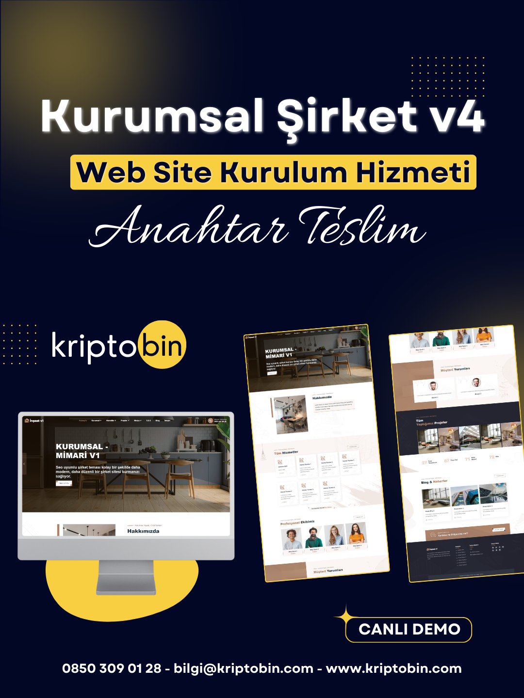 Kurumsal Şirket Web Site Tasarımı – Anahtar Teslim Çözüm