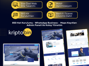 Temizlik Firma Dijital Dönüşüm – Anahtar Teslim Çözüm